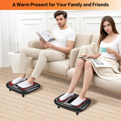 Foot Massager with Heat, 3 Modes, Wireless Control Shiatsu Foot Massager with Heating