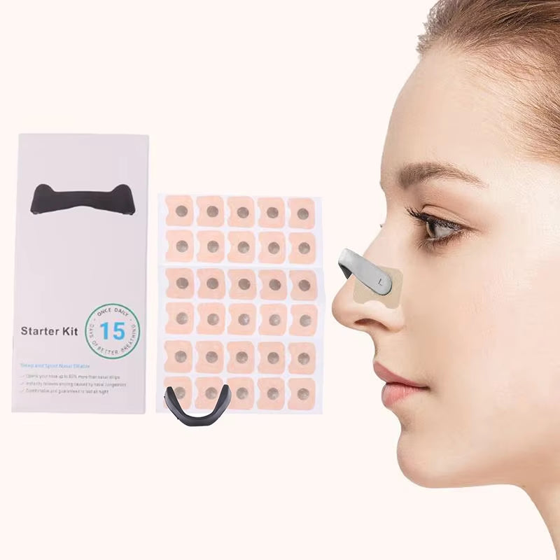 1Set Nasal Breathing Dilators Magnetic Nasal Strips Increase Air Intake Improve Sleep Quality Reduce Snoring