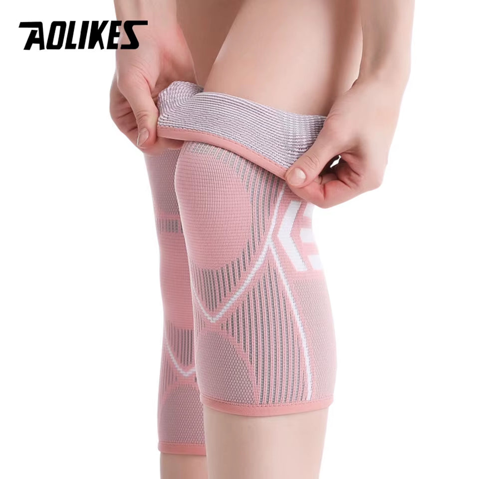 1PCS Knee Brace Support for Arthritis Joint Nylon Sports Fitness Compression Sleeves Kneepads Cycling Running Protector