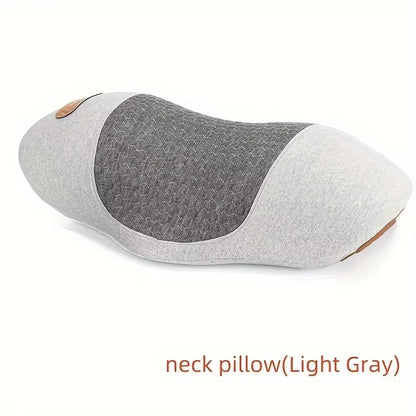 Electric Shiatsu Head Neck Cervical Pillow Body Massager Hot Compress Neck Shoulder Deep Relaxation Sleeping Memory Foam Pillow