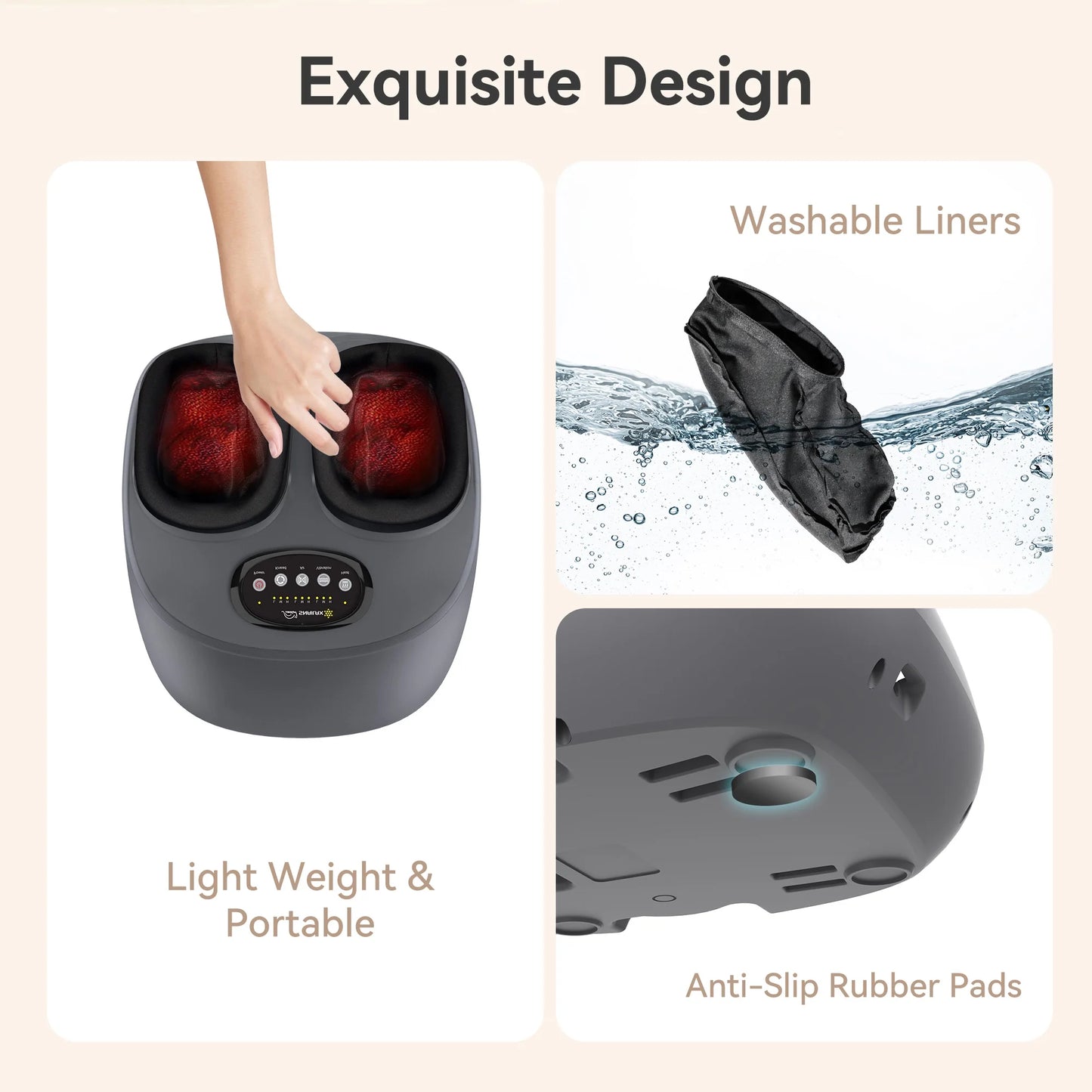 Shiatsu Foot Massager with Heat, Foot Massage Machine for Blood Circulation,Christmas Gifts