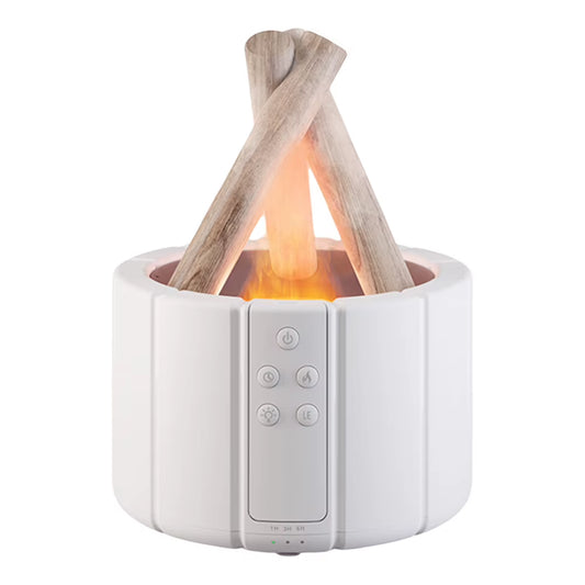 250Ml Campfire Flame Fire Diffuser 7 Colors Night Light Bonfire Aromatherapy Essential Oil Diffuser Timer Auto Shut-Off