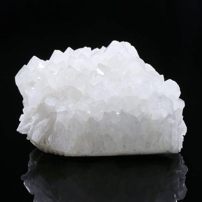 Healing Rock Crystal Clear Quartz Cluster Mineral Geode Druzy Specimen 1.85-3.5''(White Crystal Quartz Cluster)