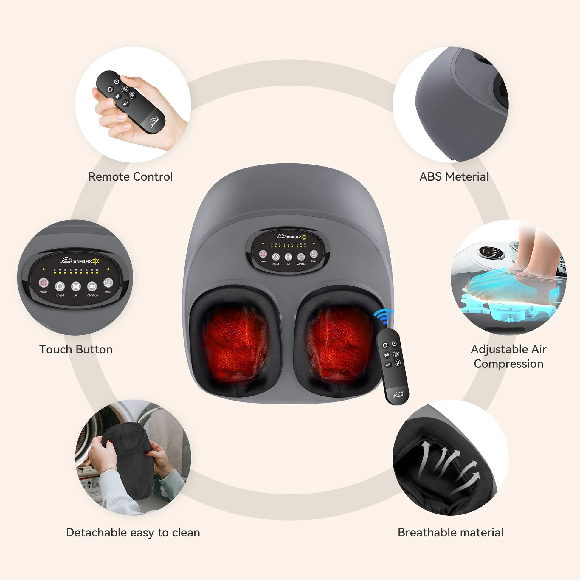 Shiatsu Foot Massager with Heat, Foot Massage Machine for Blood Circulation,Christmas Gifts