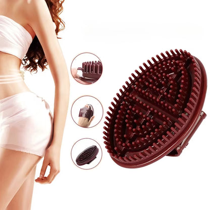 Meridian Massage Brush Calf Neck Waist Massager Abdominal Back Slimming Brush Guasha Scraping Weight Loss Body Massager