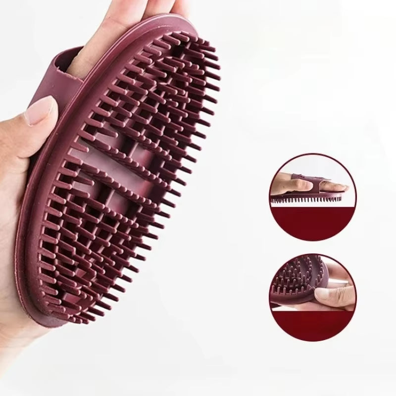 Meridian Massage Brush Calf Neck Waist Massager Abdominal Back Slimming Brush Guasha Scraping Weight Loss Body Massager