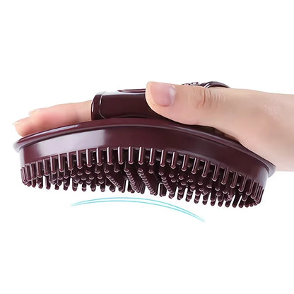 Meridian Massage Brush Calf Neck Waist Massager Abdominal Back Slimming Brush Guasha Scraping Weight Loss Body Massager