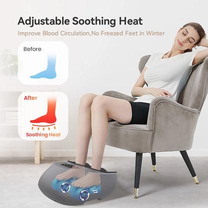 Shiatsu Foot Massager with Heat, Foot Massage Machine for Blood Circulation,Christmas Gifts