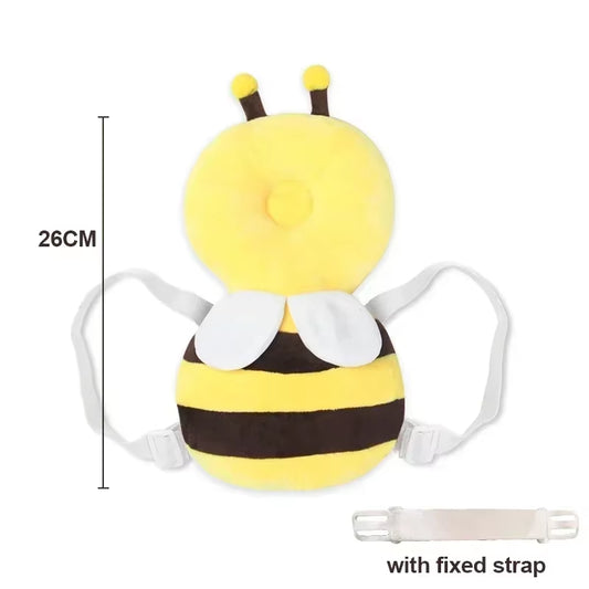 Head Back Protector Baby Protect Pillow Learn Walk Headgear Prevent Injured Safety Pad Prevention Fall Cartoon Bee Kids Pillows