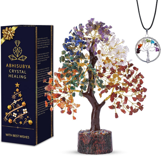 7 Chakra Tree, Crystal Décor Tree of Life, Feng Shui Tree for Fortune, Spiritual Gifts Money Tree, Crystal Tree for Positive Energy, Feng Shui Tree, Crystal Tree, Tree of Life Chakra